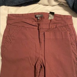Burgundy size m rw&co city leggings